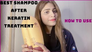 Arganmidas shampoo amp conditioner review Best shampoo to use after keratin treatment [upl. by Laitselec615]