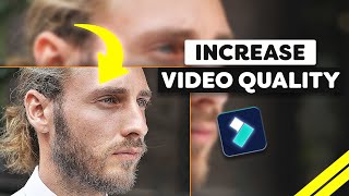 How to INCREASE VIDEO QUALITY On Filmora 13 [upl. by Neehsar]