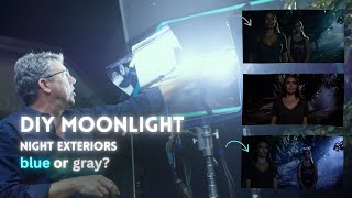 Creating Blue amp Gray Moonlight for Night Exteriors  DIY Techniques with Shane Hurlbut ASC [upl. by Akinoj726]