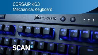 CORSAIR K63 wireless mechanical gaming Keyboard Overview [upl. by Mazel]