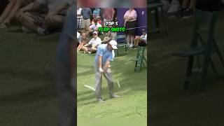 Top 5 Flop Shots In Golf  pga golf pgatour [upl. by Trah]