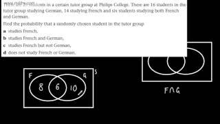 S1  Statistics  Probability 2 Basic Intro to Venn Diagrams [upl. by Ylas]