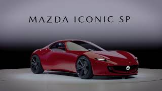 Le concept Mazda Iconic SP est équipé dun groupe propulseur électrique à moteur rotatif [upl. by Fortunia]