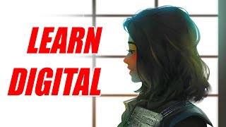 How To Learn Digital Art For Beginners [upl. by Shult]