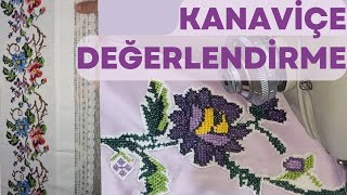 KANAVİÇELER SANDIK BEKLEMESİN  Kanaviçe Değerlendirme  Kanaviçe Sarma Nasıl Yapılır [upl. by Yknarf855]