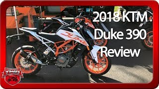 2018 KTM Duke 390 Review [upl. by Nivan166]