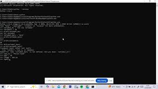 Tugas Kuliah  2 ALPRO Variabel dan Tipe Data Dengan Python CMD [upl. by Jaffe756]