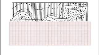 Réalisation dune coupe géologique  Structure horizontale  Exercice [upl. by Libys532]