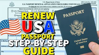 How To Renew US Passport 2024 🇺🇸♻️ [upl. by Lierbag]