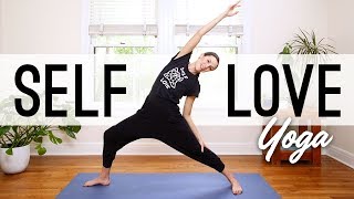 Self Love Yoga  Full Class  Yoga With Adriene [upl. by Kcira]