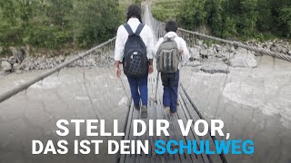 Unvorstellbare Schulwege Wo Bildung alle Hindernisse überwindet [upl. by Atikram]