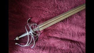 Mikes Hanwei Side Sword Build Project Tinker Blade on a Practical Rapier Hilt [upl. by Chastity]