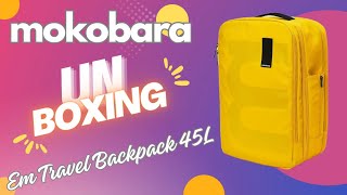 mokobara1853 Travel Em Backpack 45L Unboxing [upl. by Luapleahcim]