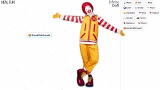 How to make Ronald McDonald in Infinite Craft [upl. by Ahmad]