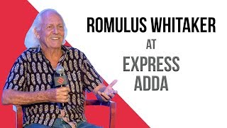 Express Adda With Wildlife Conservationist amp Herpetologist Romulus Whitaker [upl. by Martita144]