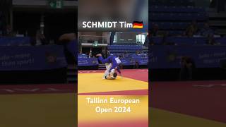 JUDOIPPON Tallinn European Open 2024 SCHMIDT Tim🇩🇪 shortsjudocombatsport jiujitsu [upl. by Neuburger329]