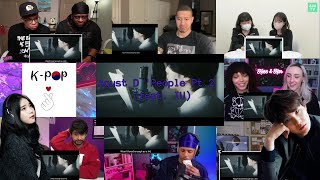 Agust D People Pt2 feat IU  reaction mashup [upl. by Nolram]