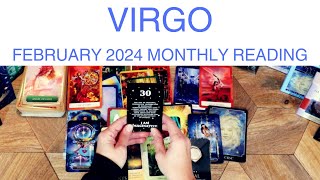 VIRGOFEB 2024 MONTHLY READING A new journey brings victory Trust the process Use your intuition [upl. by Enowtna159]