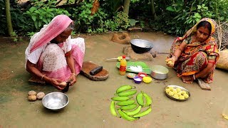 Bangali Kancha KOLAR KOFTA Recipe  Raw Banana Kofta Curry prepared by Grandmother Village Food [upl. by Yentruok269]