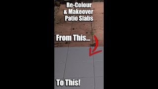 Patio Slabs Makeover  Restore Concrete Paving Slabs  Avoid Expensive Replacement [upl. by Brandes]