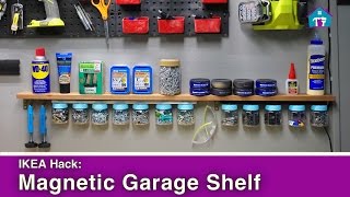 Ikea Hack Magnetic Garage Organization [upl. by Nutter]