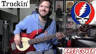 Truckin  Grateful Dead  Bass Cover 4K [upl. by Ecnesse137]