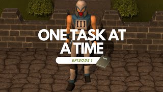 Old School RuneScape  One task at a time  Ep 1 [upl. by Kired]