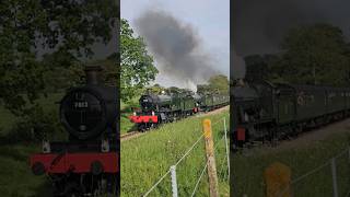 Double Header  7812 Erlestoke Manor amp 6989 Wightwick Hall at Bluebell Railway [upl. by Animehliw]