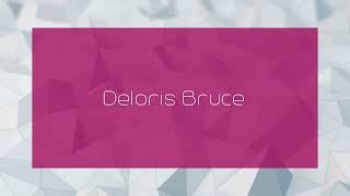 Deloris Bruce  appearance [upl. by Uahc769]