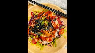 Korean Sashimi Rice Bowl Hwe Dup Bap  The PERFECT summer dish [upl. by Venetis]