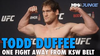 Todd Duffee Talks Return To MMA Rematch Vs Philip De Fries at KSW 79 More [upl. by Aicittel644]