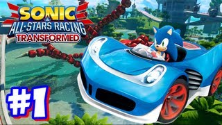 Sonic amp All Stars Racing Transformed Wii U  World Tour  Part 1 [upl. by Elizabet]