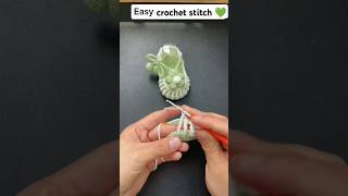 Easy crochet stitch pattren shoesstitch [upl. by Itsrik]