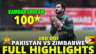 Pakistan vs Zimbabwe Full Highlights 3RD ODI 2024  PAK VS ZIM [upl. by Loftis]