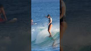 SURF LADIES 🏄‍♀️ Erika Librizzi Longboard Surfing in Slow Motion 🏄🏼‍♂️ surfing surfergirl [upl. by Wojcik]