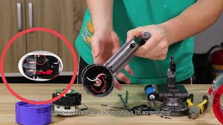 Trigger Replacement Video for Dyson V7 V8 Vacuum Cleaner Disassembly and Installation [upl. by Luanne]