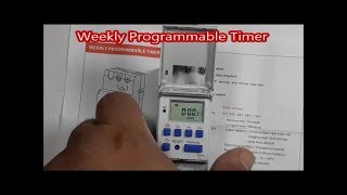 How to program Digital switch timer [upl. by Aennaej631]