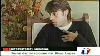 2002 MUNDIAL DE COREAJAPON Piojo Lopez Critica a Compañeros [upl. by Noevad]