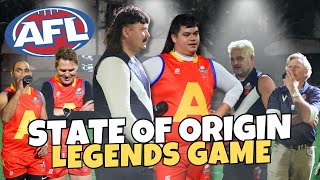 AFL STATE OF ORIGIN LEGENDS GAME [upl. by Nagear]