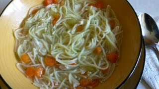 SOPA DE FIDEOS Recetas Nutritivas para Niños y AdultosHECHOxMAMÁ [upl. by Royal]