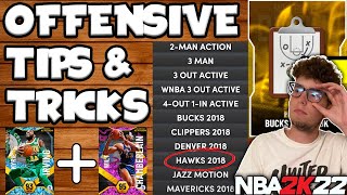 THESE SIMPLE OFFENSIVE TIPS amp TRICKS WILL HELP YOU WIN EVERY GAME OF NBA 2K22 MyTEAM [upl. by Maddie]