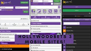 Hollywoodbets have 3 Different Mobile Sites [upl. by Kosey252]