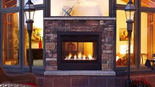 Western Springs Gas Fireplace Logs  Fireplace Patio Design Store [upl. by Nnylarej]