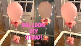 DIY balloon table stand balloon centerpiece DIYballoon topiary stand [upl. by Philoo]