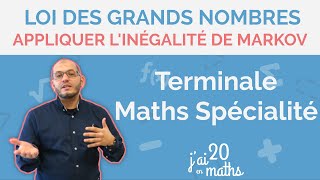 Appliquer linégalité de Markov  Loi des grands nombres  Terminale Maths Spécialité [upl. by Nayrbo]