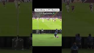 Raphina goal vs Bayern barca raphinha viralvideo bayern fcbarcelona ucl sports [upl. by Ennahgiel]