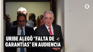 Álvaro Uribe se retiró de la audiencia preparatoria alegando ‘falta de garantías’  El Espectador [upl. by Beeck702]