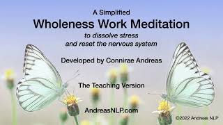 Wholeness Work Meditation Teaching [upl. by Nauqram]