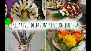 Tolle Ideen für den Kindergeburtstag  Essen amp Mitgebsel [upl. by Anaira822]