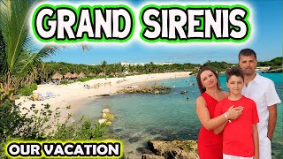 GRAND SIRENIS RIVIERA MAYA RESORT AND SPA  Jungle Hotel with lots of fauna and flora Mexico [upl. by Felisha]